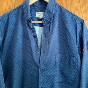Ticomela FR XL Tall button up long sleeve shirt.
